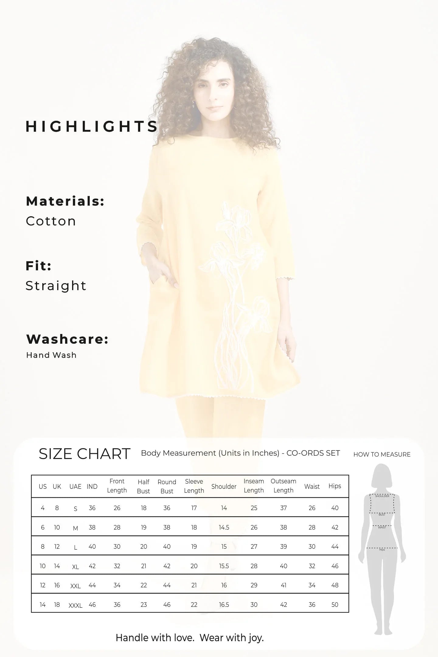 Radiant Yellow Cotton Coords Set - Meerabella