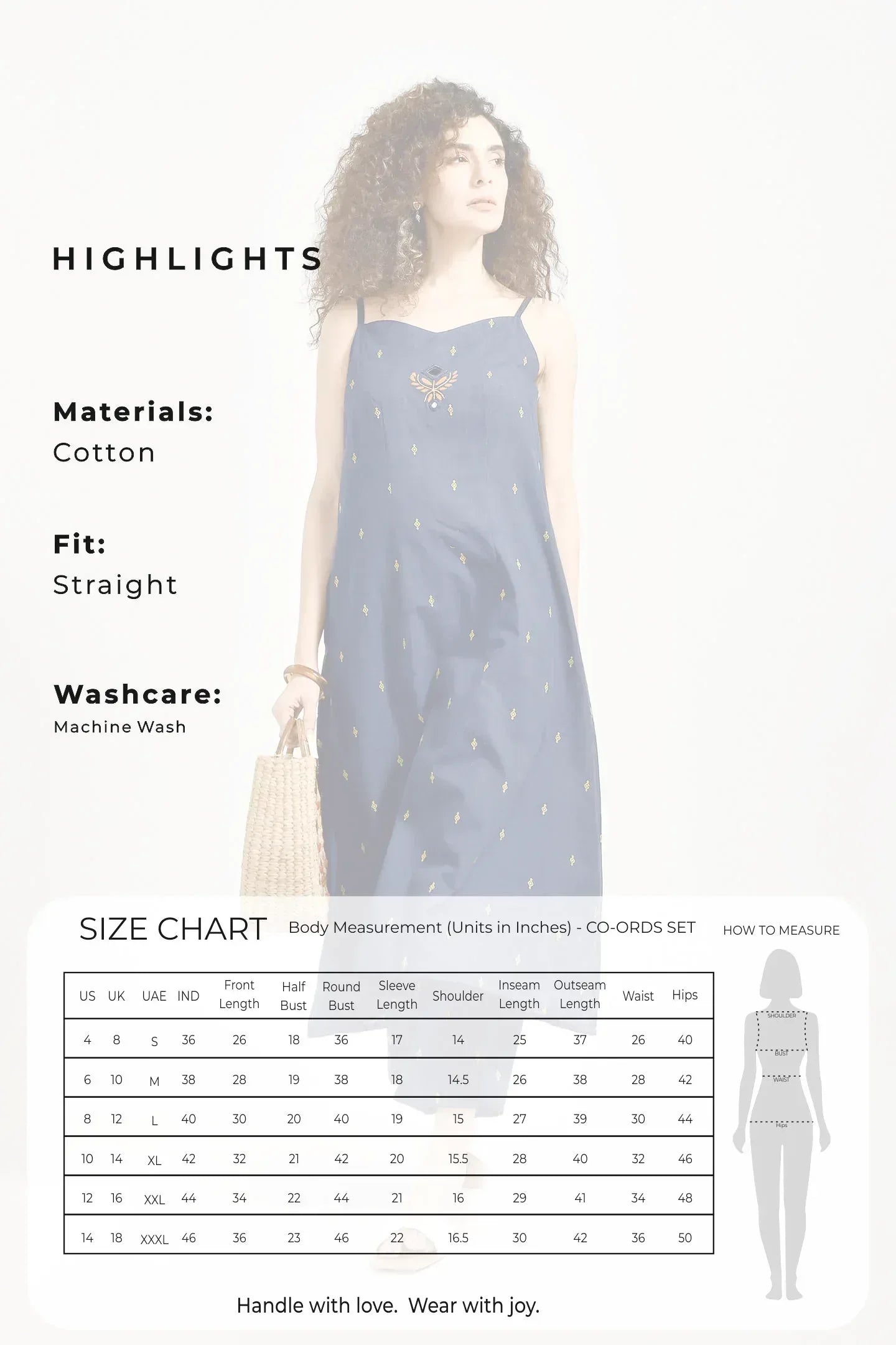 Azure Elegance Blue Cotton Coords Set - Meerabella