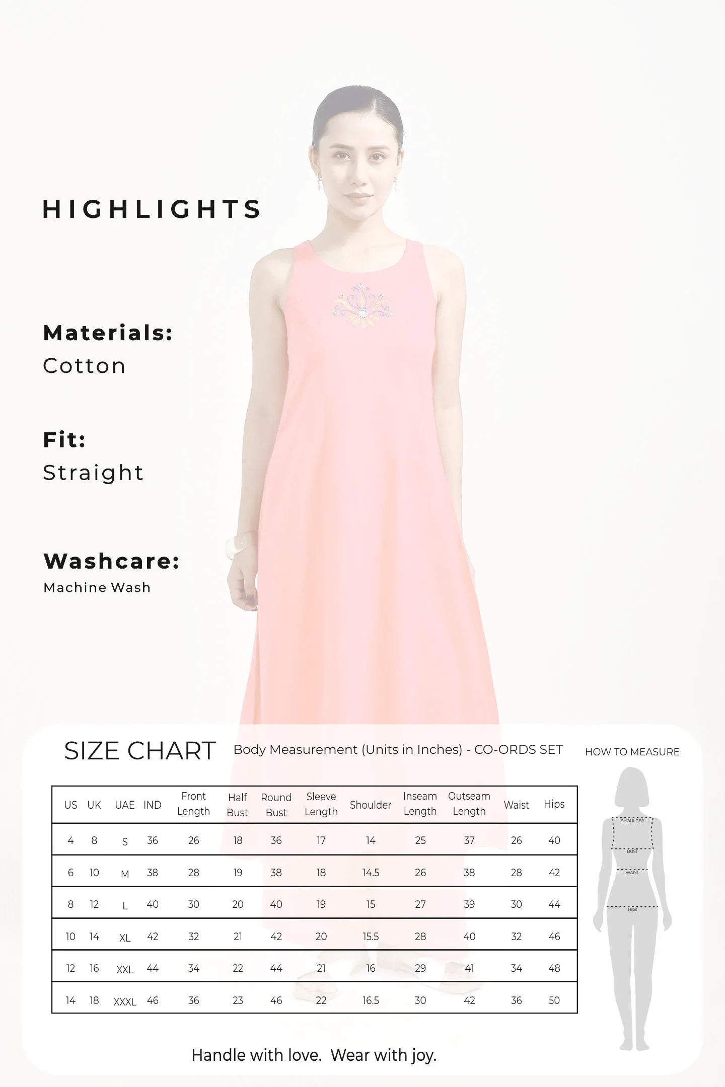 Blush Elegance Cotton Coords Set - Meerabella