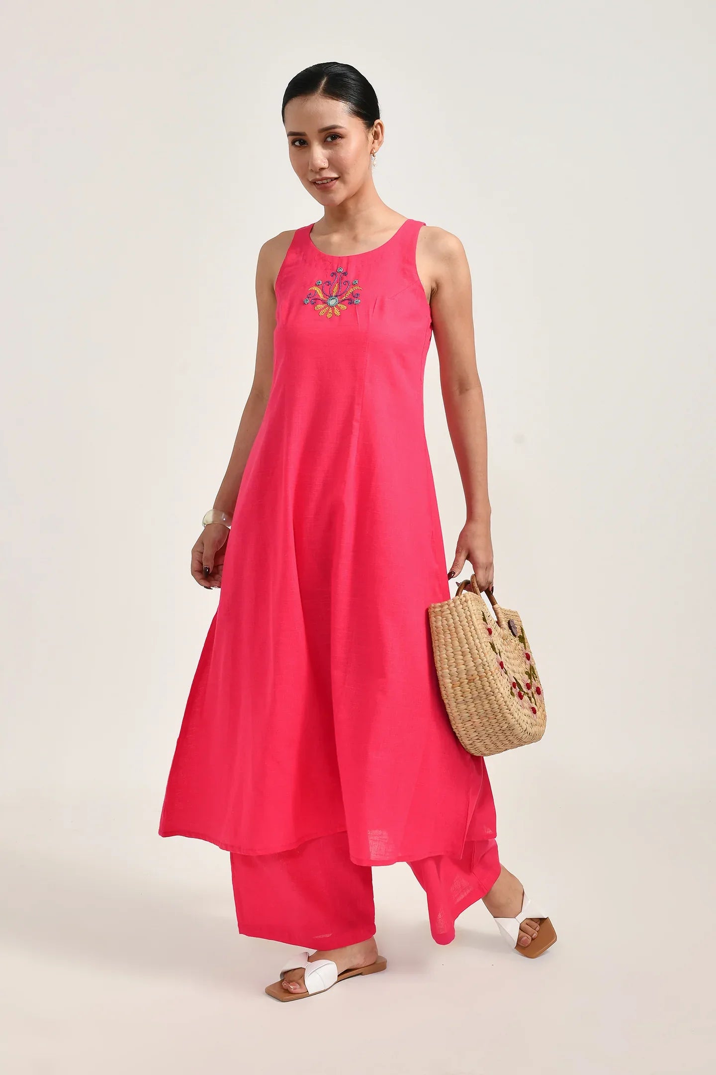 Blush Elegance Cotton Coords Set - Meerabella