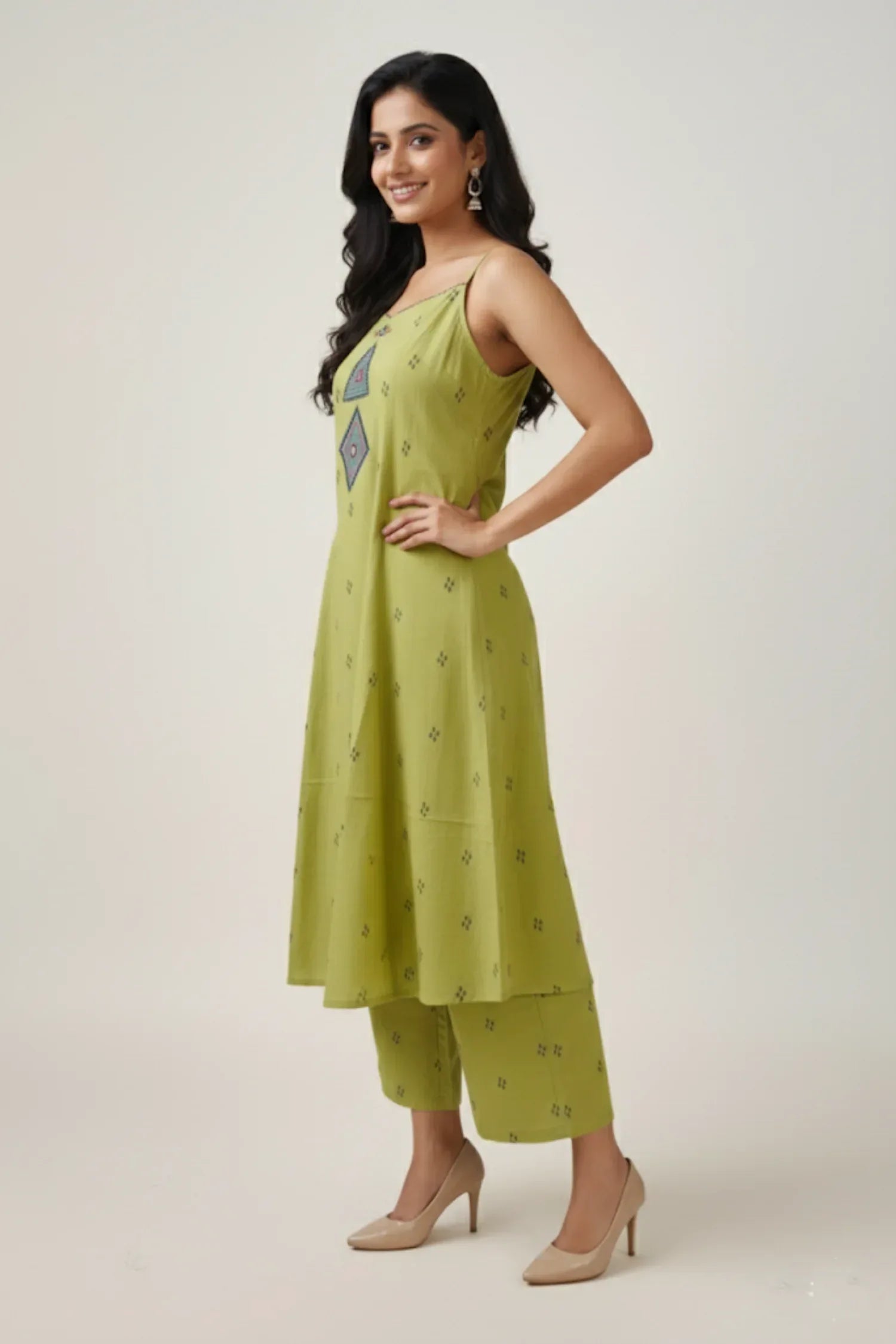 Verdant Harmony Cotton Coords Set - Meerabella