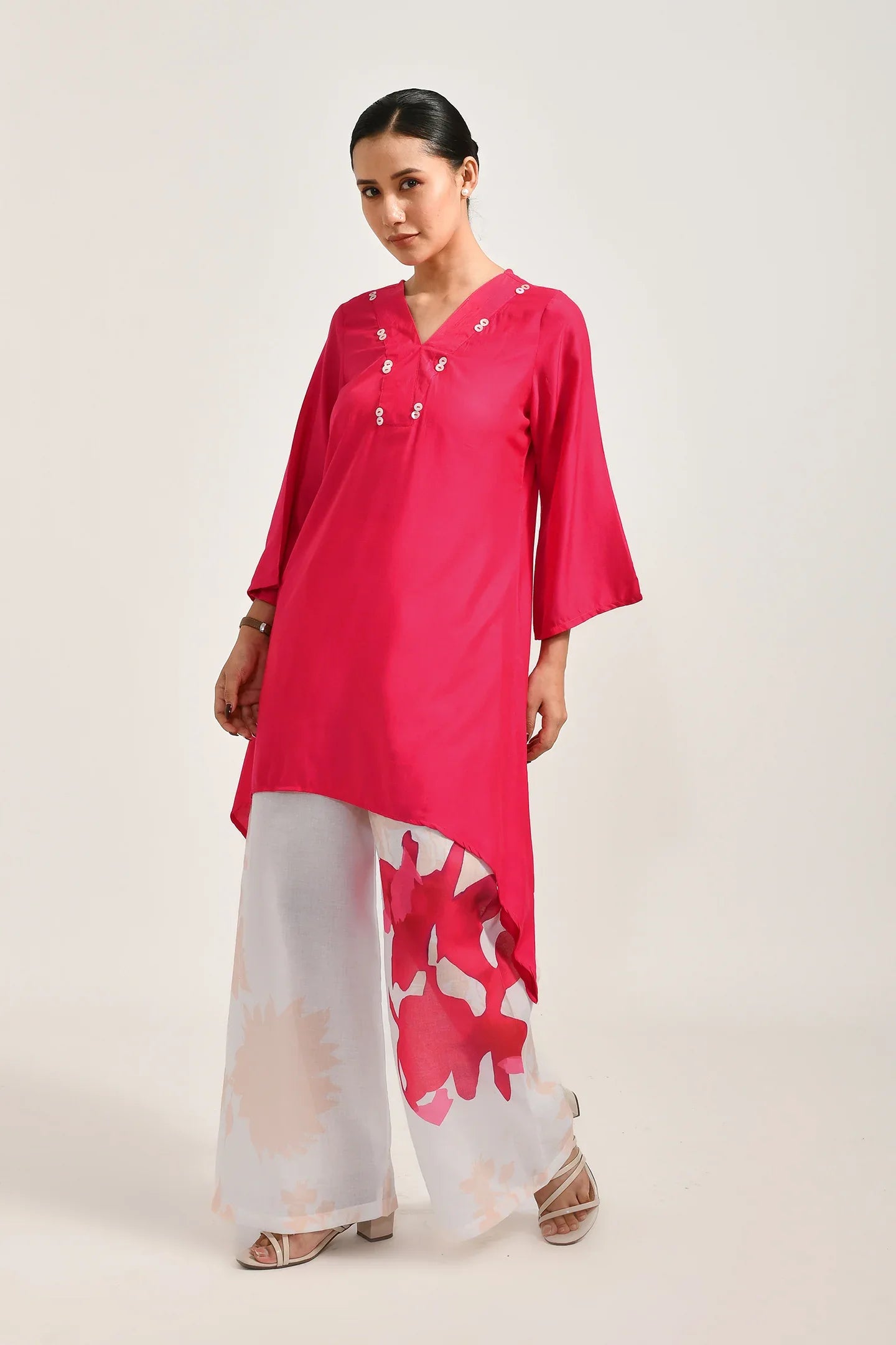 Flamingo Finesse Cotton Coords Set - Meerabella