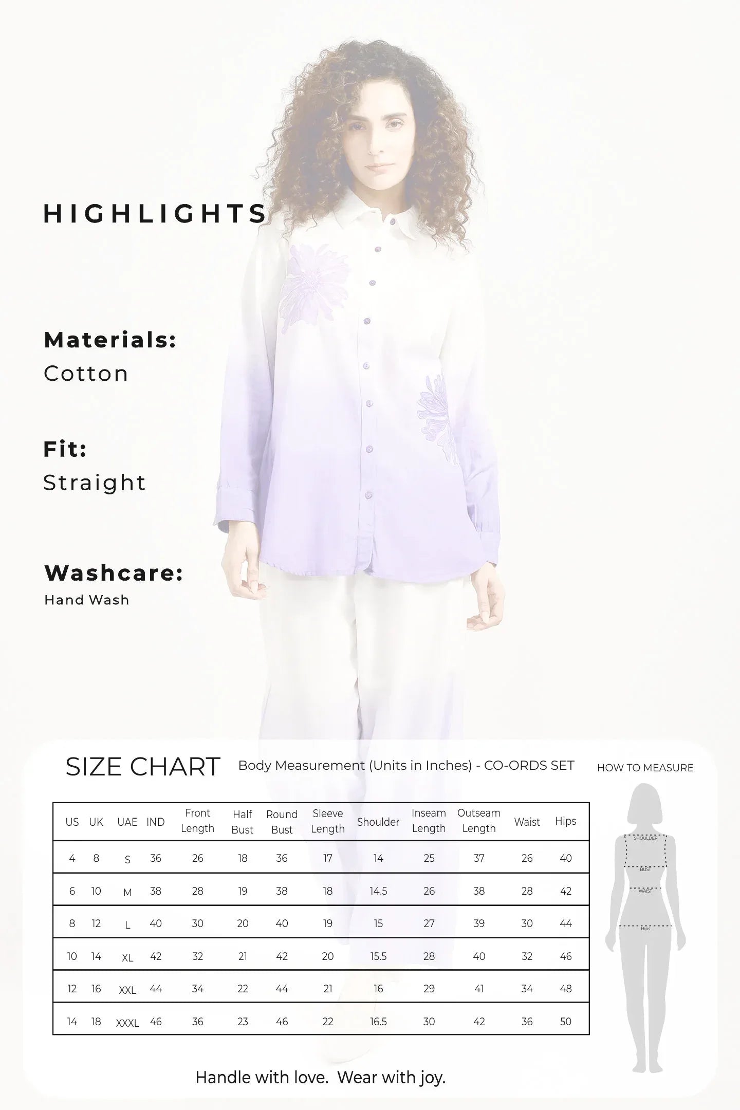 Violet Bloom Cotton Coords Set - Meerabella
