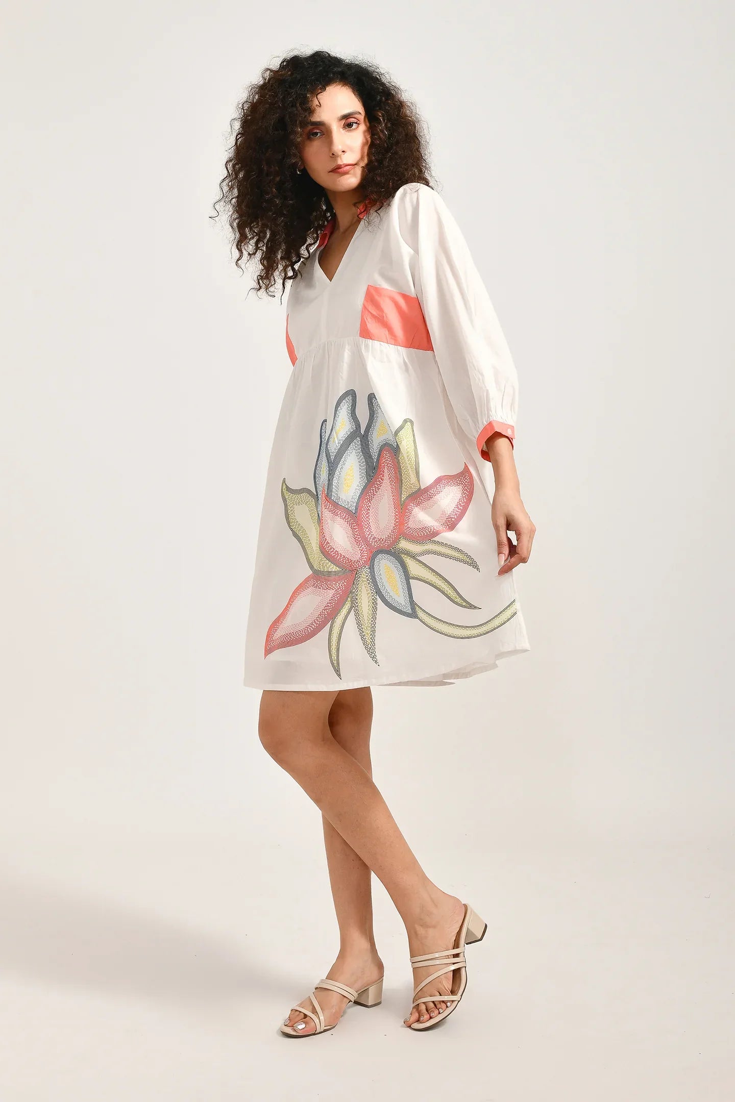 Pure Bloom Cotton Dress - Meerabella