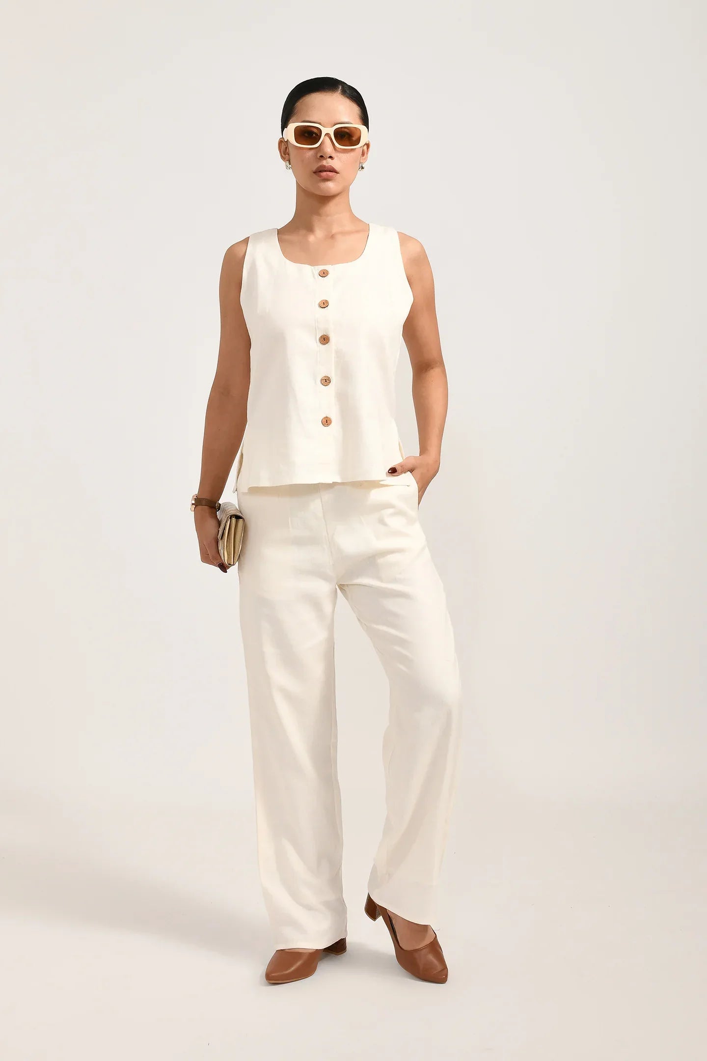 Purely Chic Cotton Coords Set - Meerabella