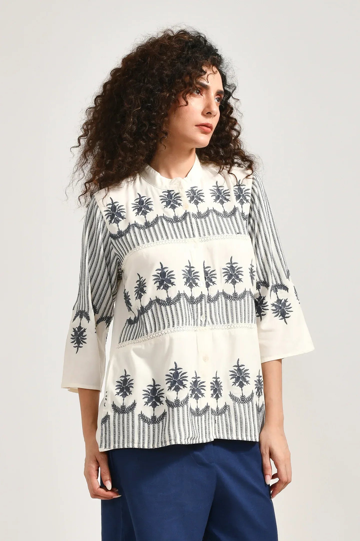 Tropical Breeze Cotton Shirt - Meerabella