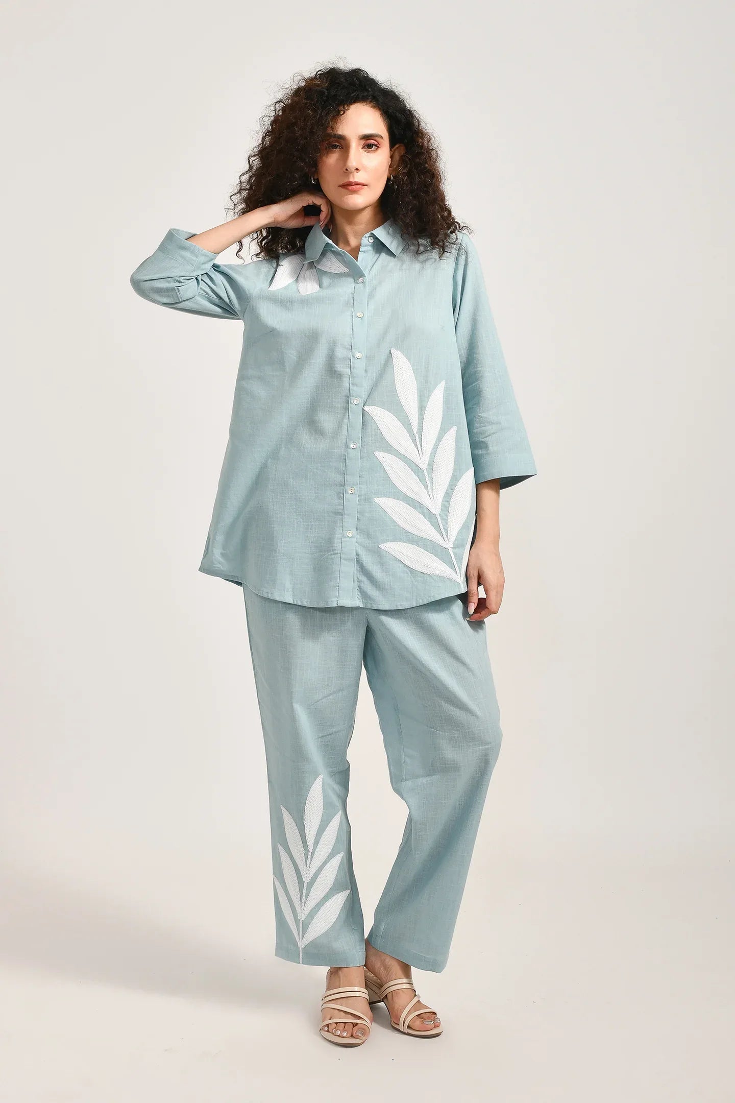 Sky Blossom Cotton Coords Set - Meerabella
