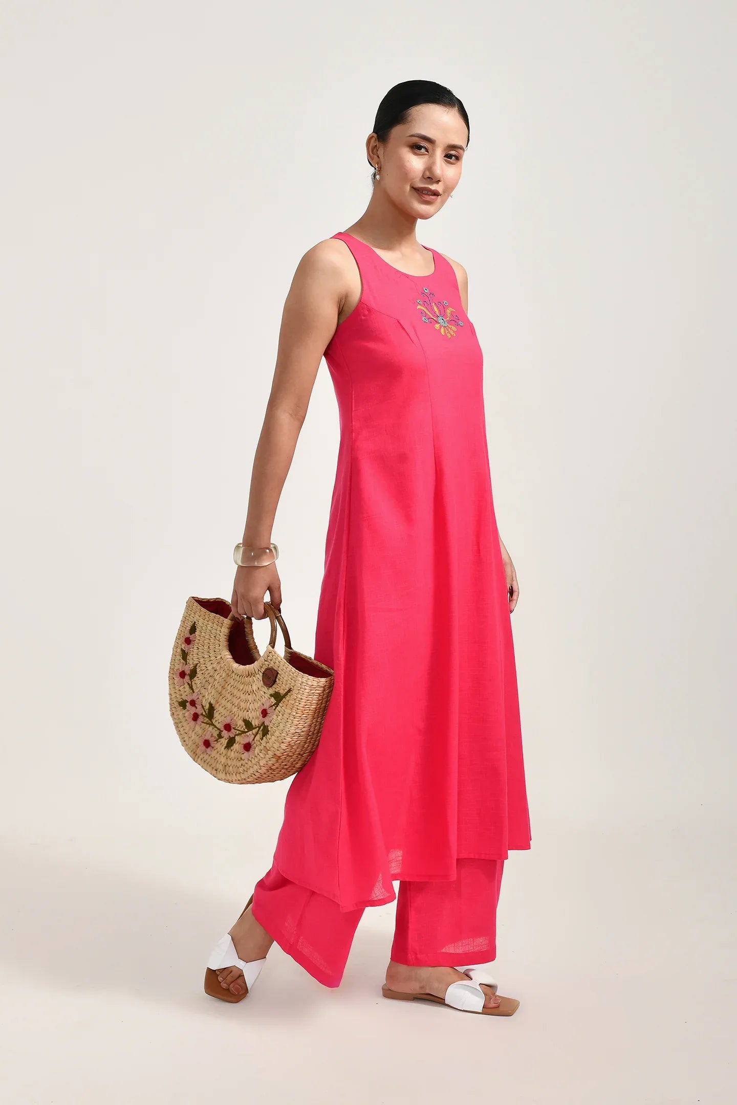 Blush Elegance Cotton Coords Set - Meerabella