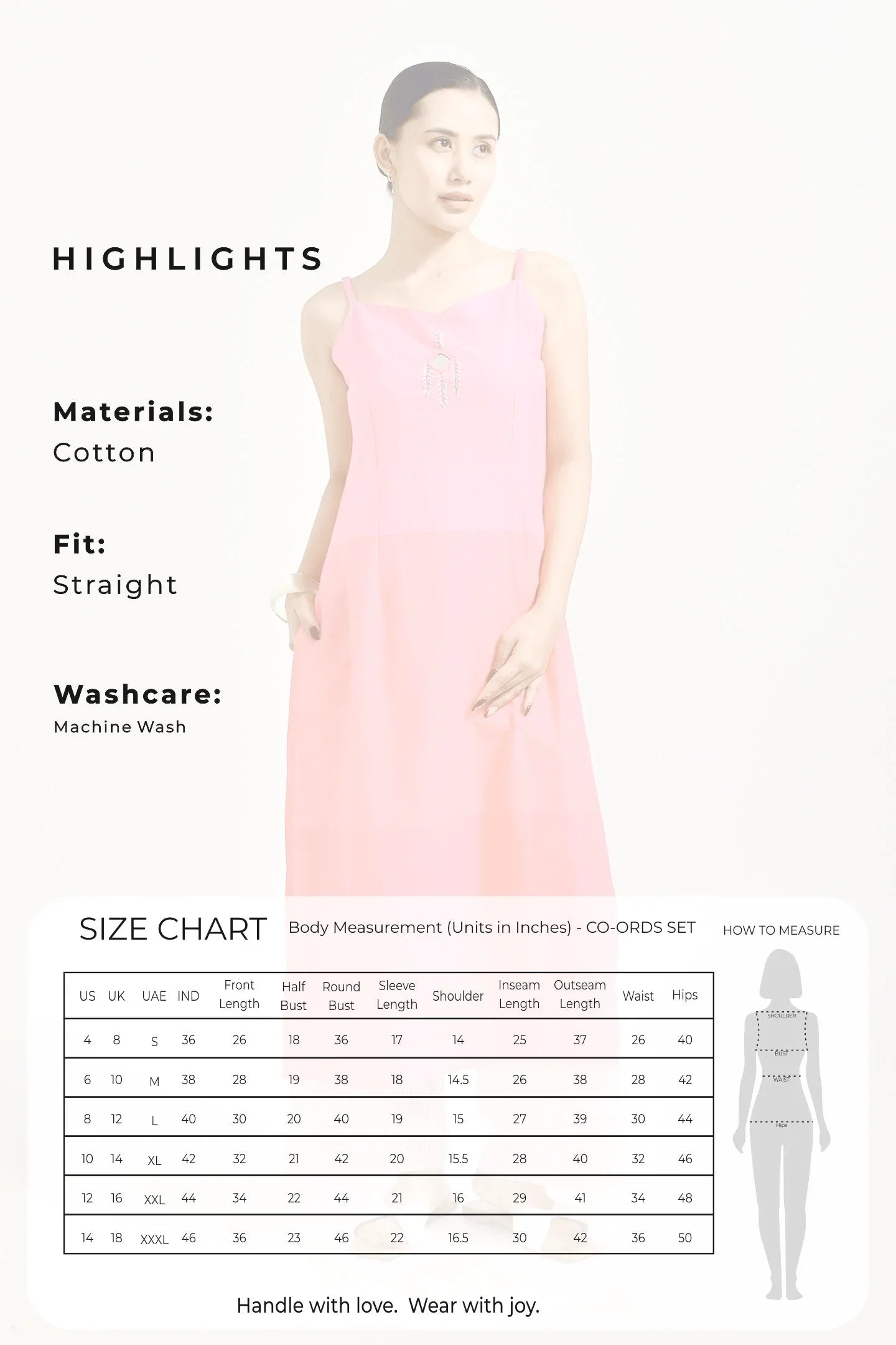 Pink Serenity Cotton Coords Set - Meerabella