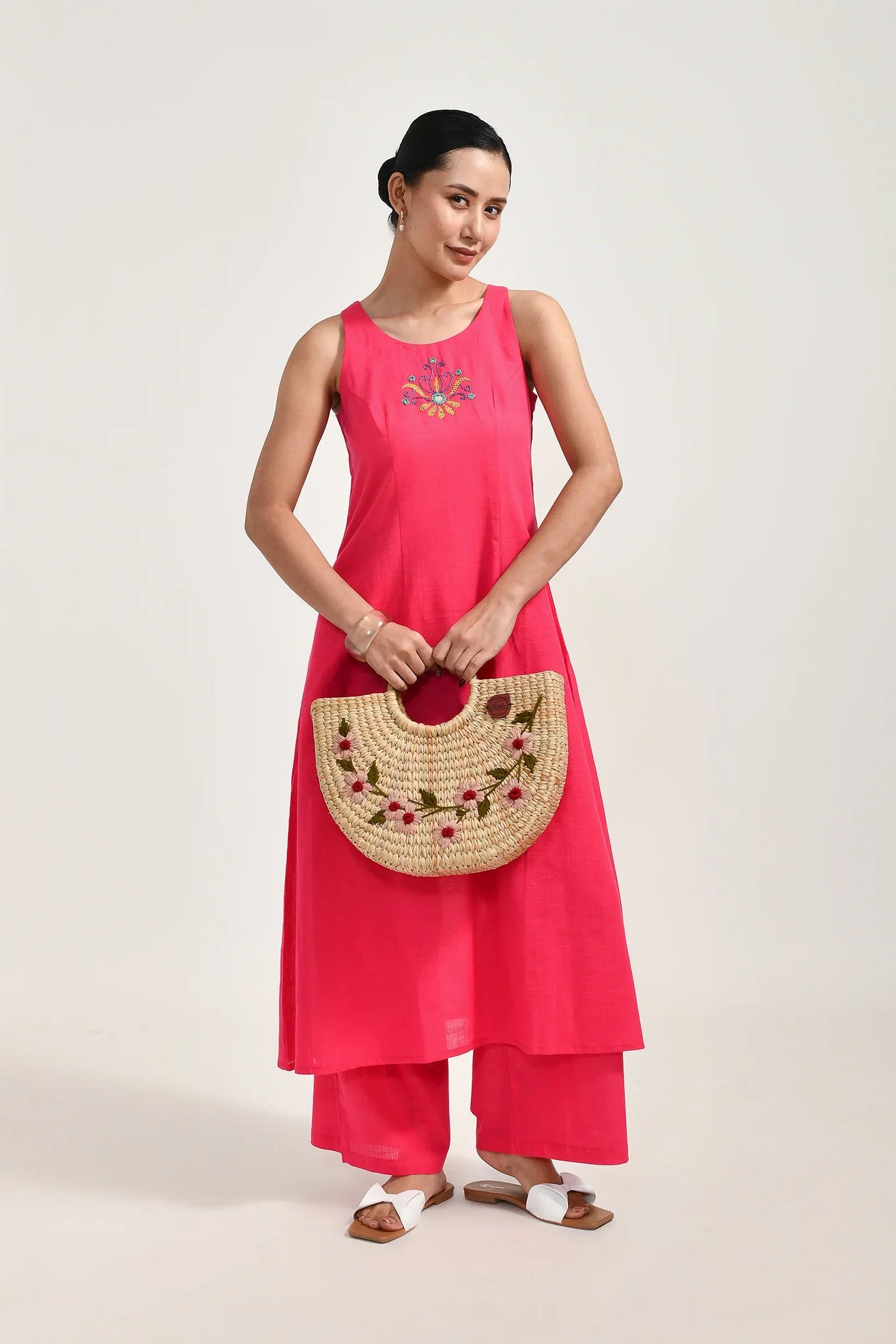 Blush Elegance Cotton Coords Set - Meerabella