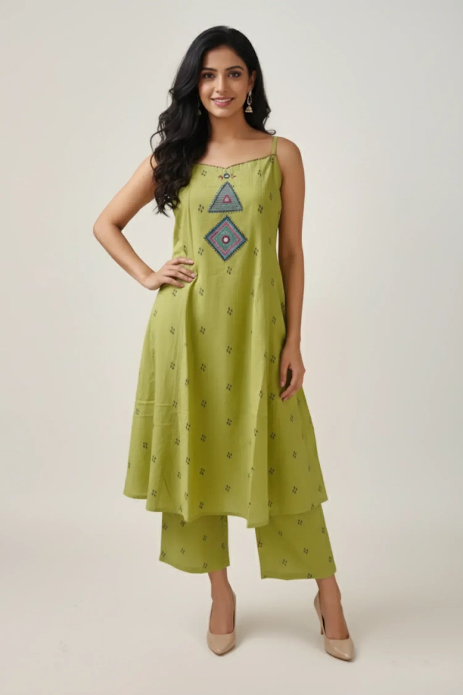 Verdant Harmony Cotton Coords Set - Meerabella