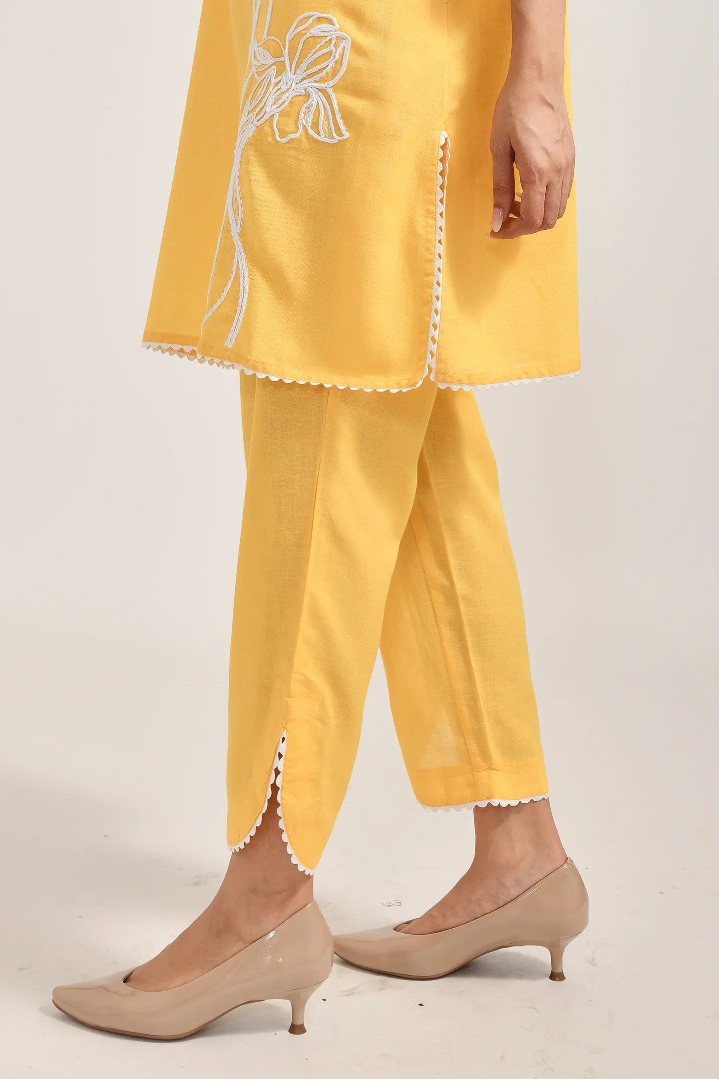 Radiant Yellow Cotton Coords Set - Meerabella