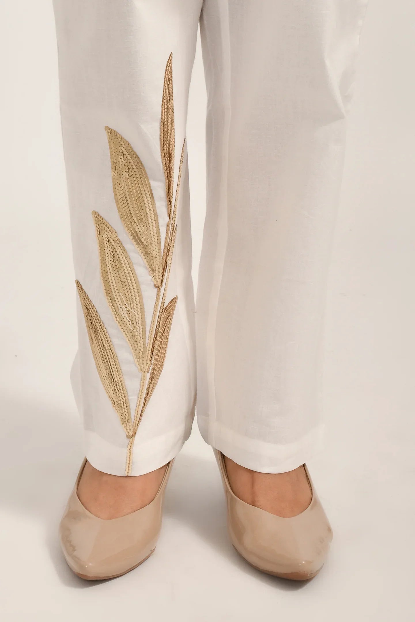 Radiant Gold Leaf Cotton Coords set - Meerabella