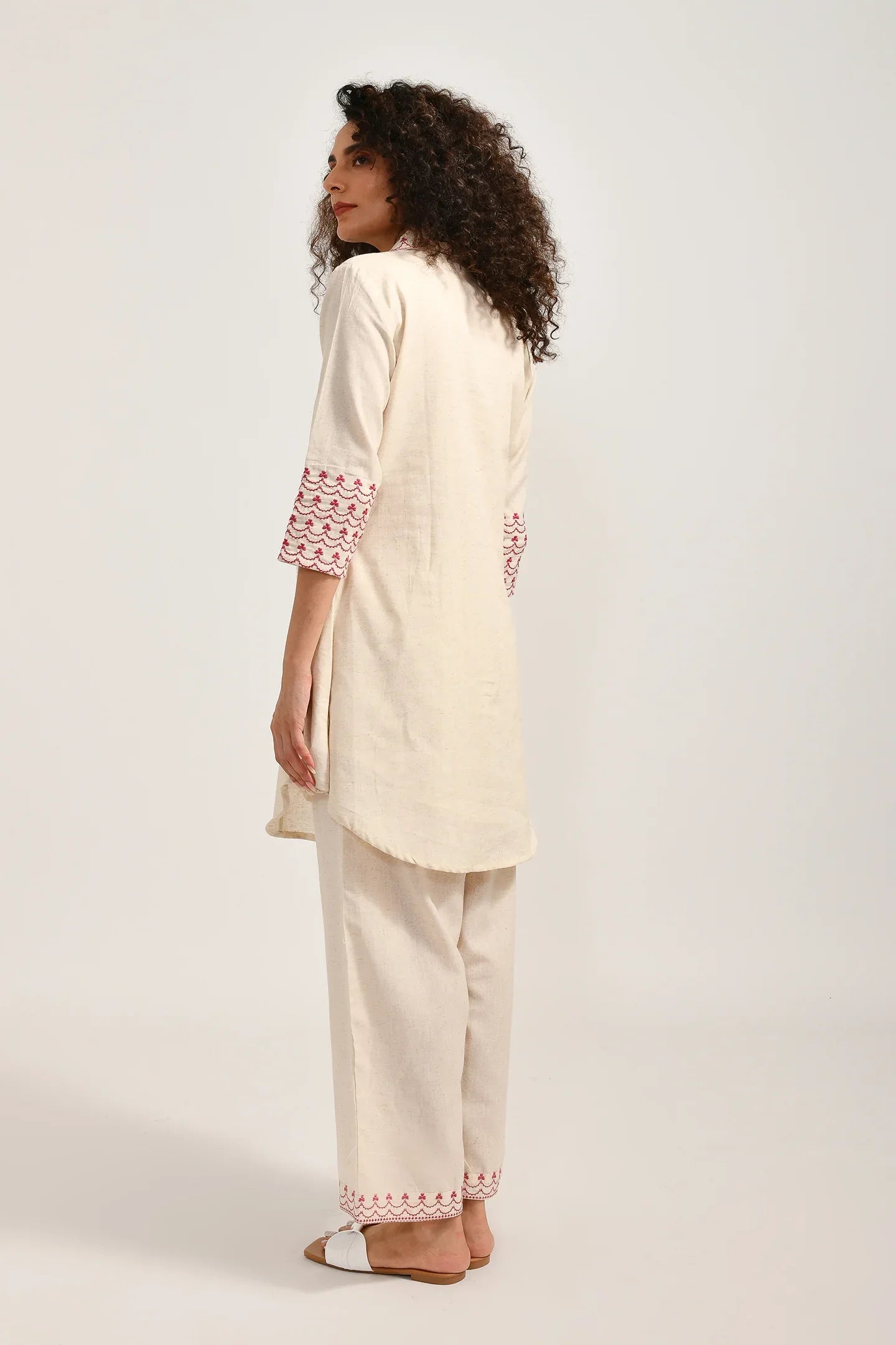 Cotton Creamy Luxe Coords Set - Meerabella