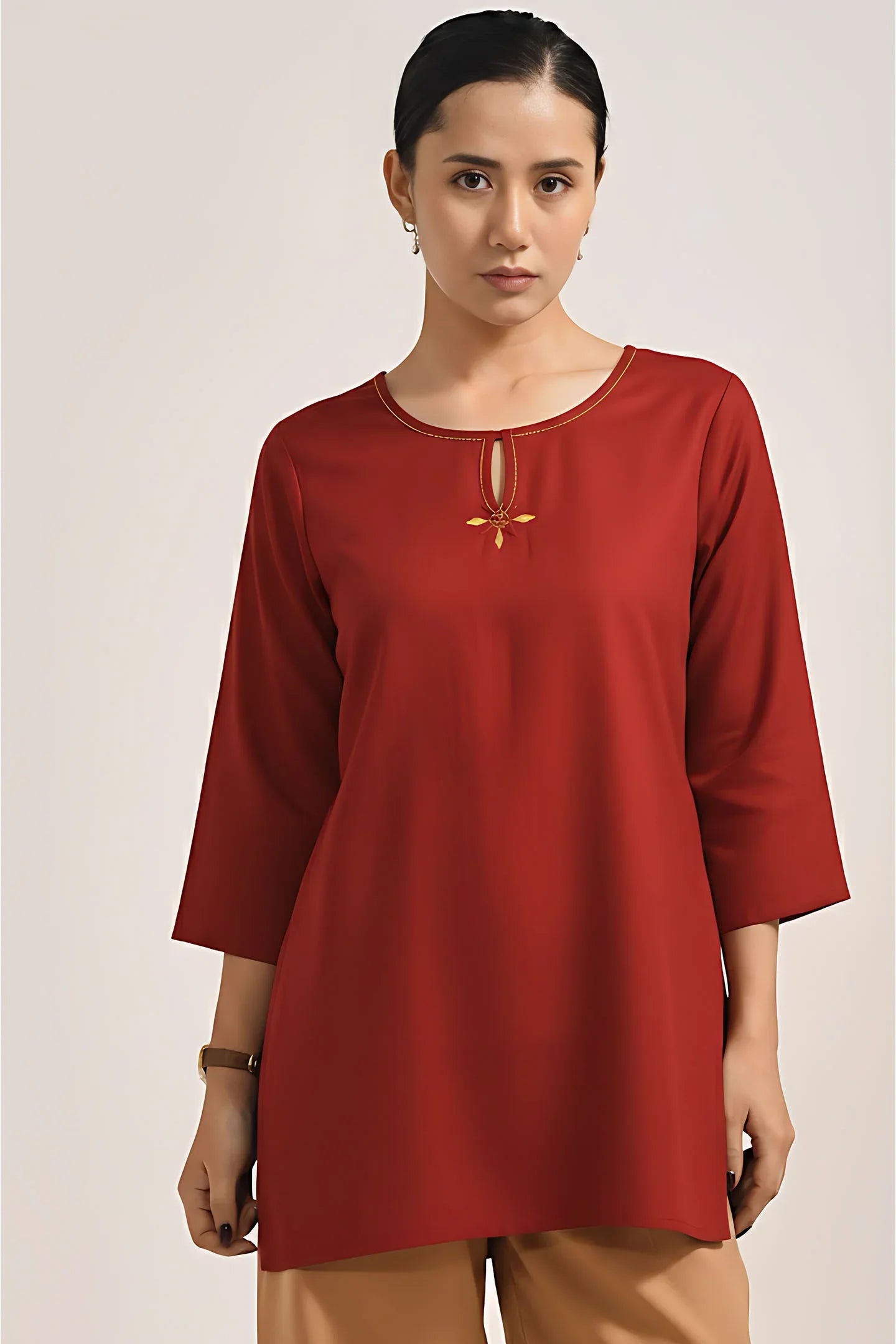 Crimson Classic Top - Meerabella