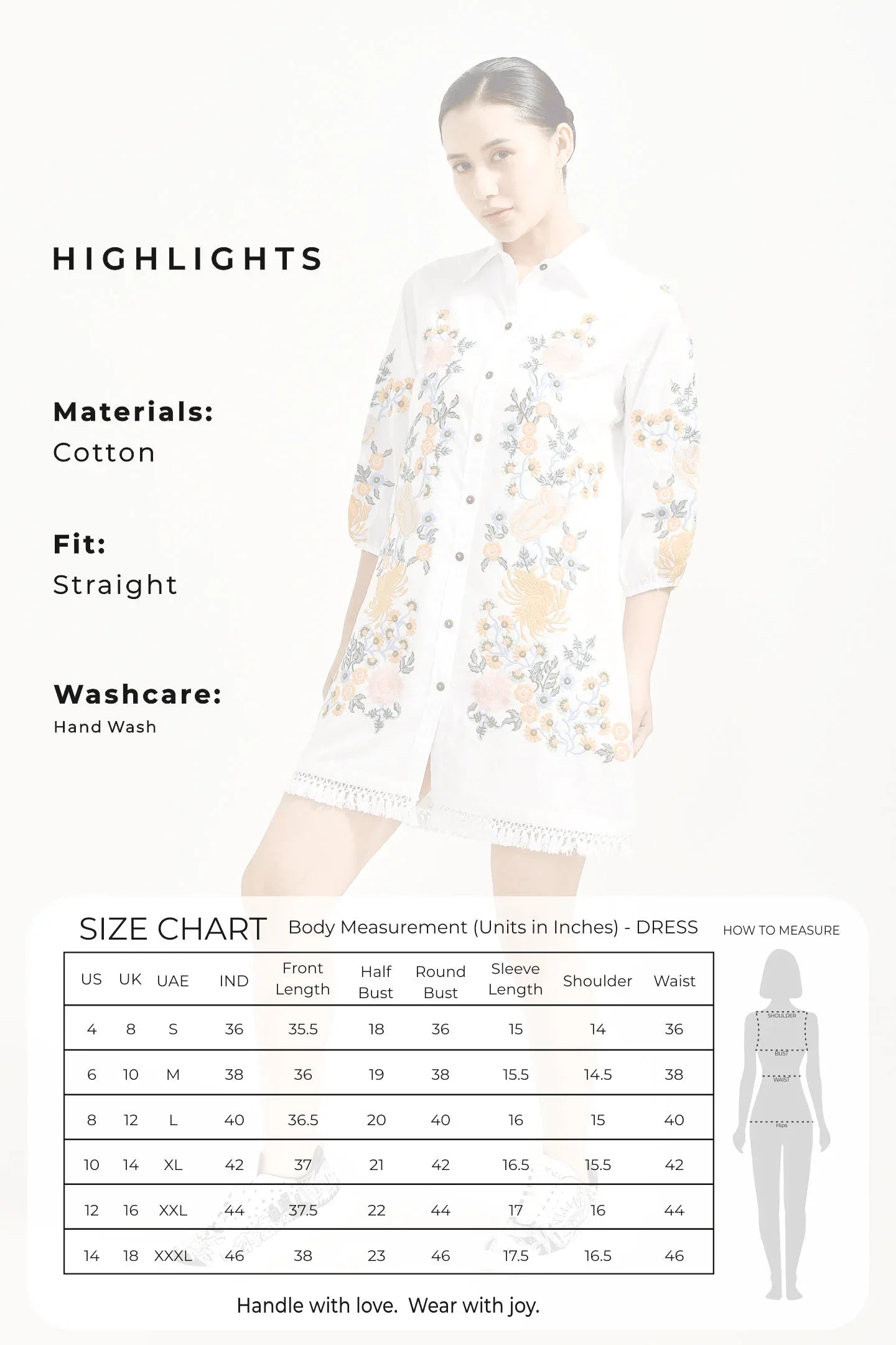 Blossom White Embroidered Dress - Meerabella