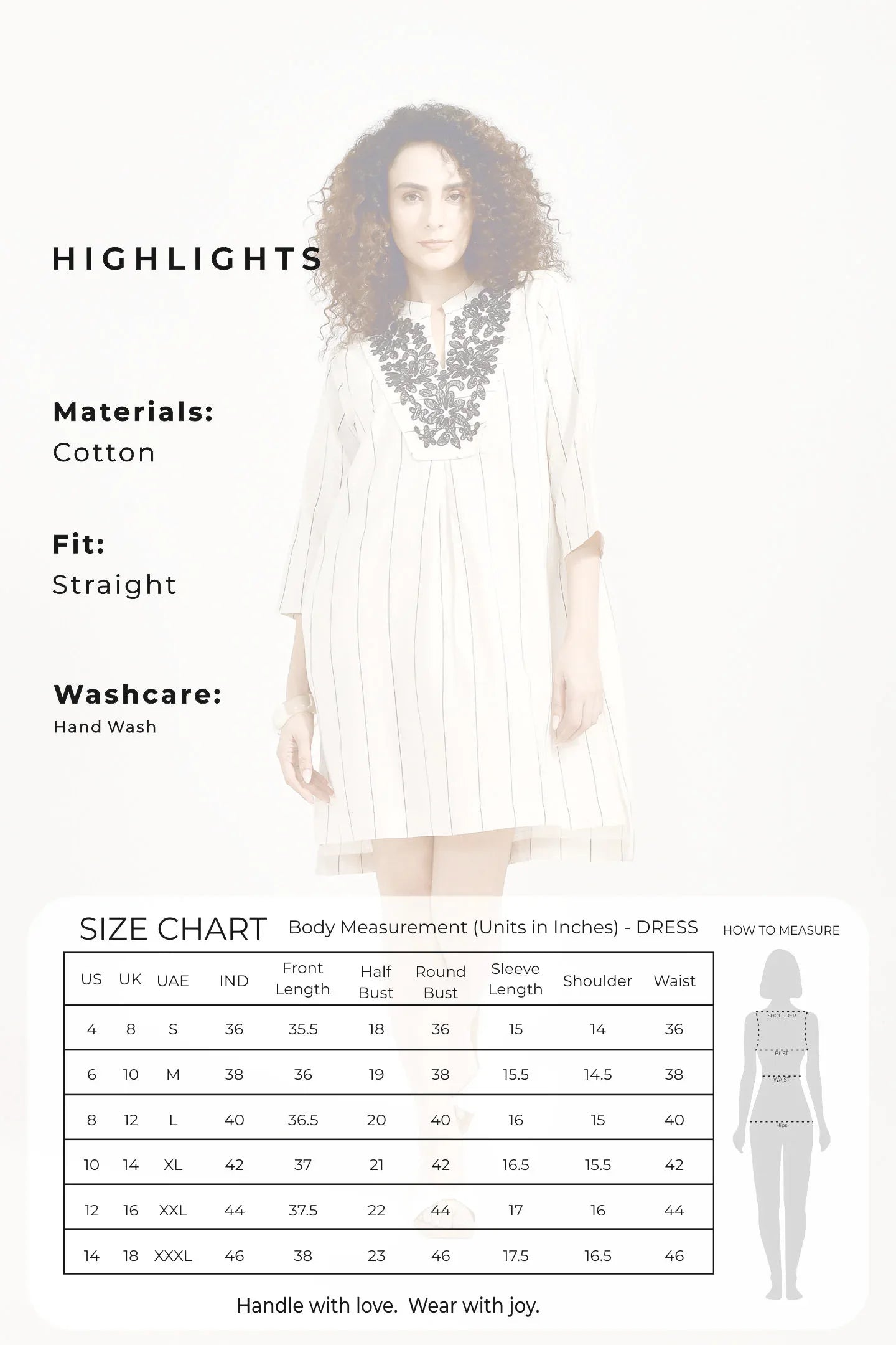 Monochrome Muse Cotton Dress - Meerabella