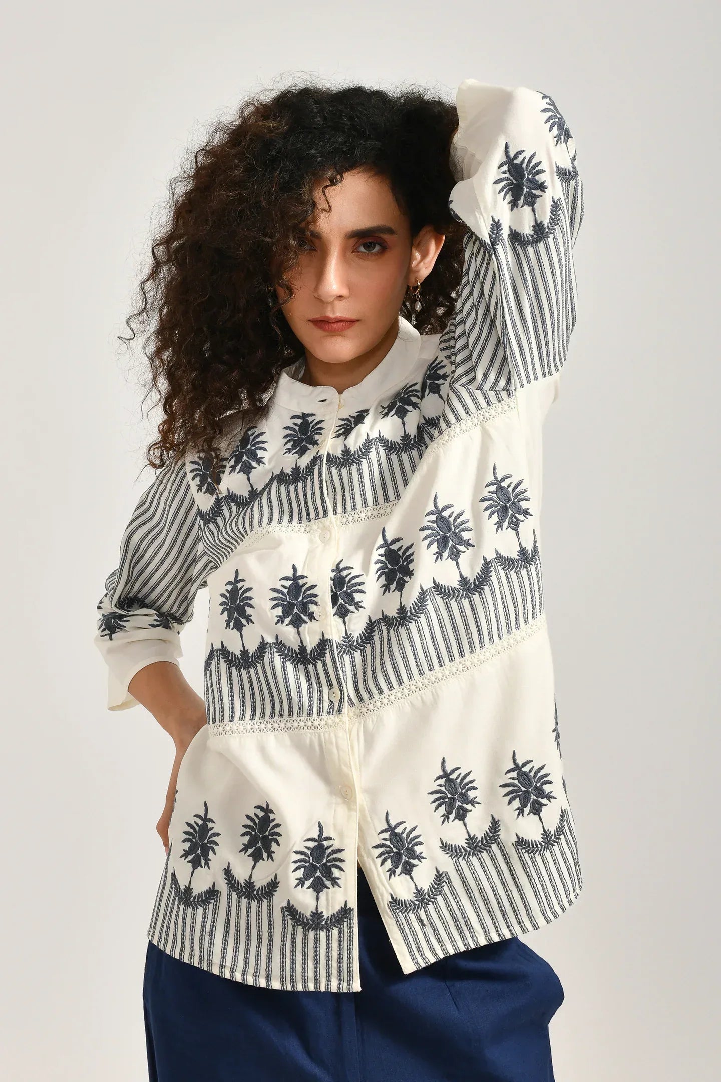 Tropical Breeze Cotton Shirt - Meerabella
