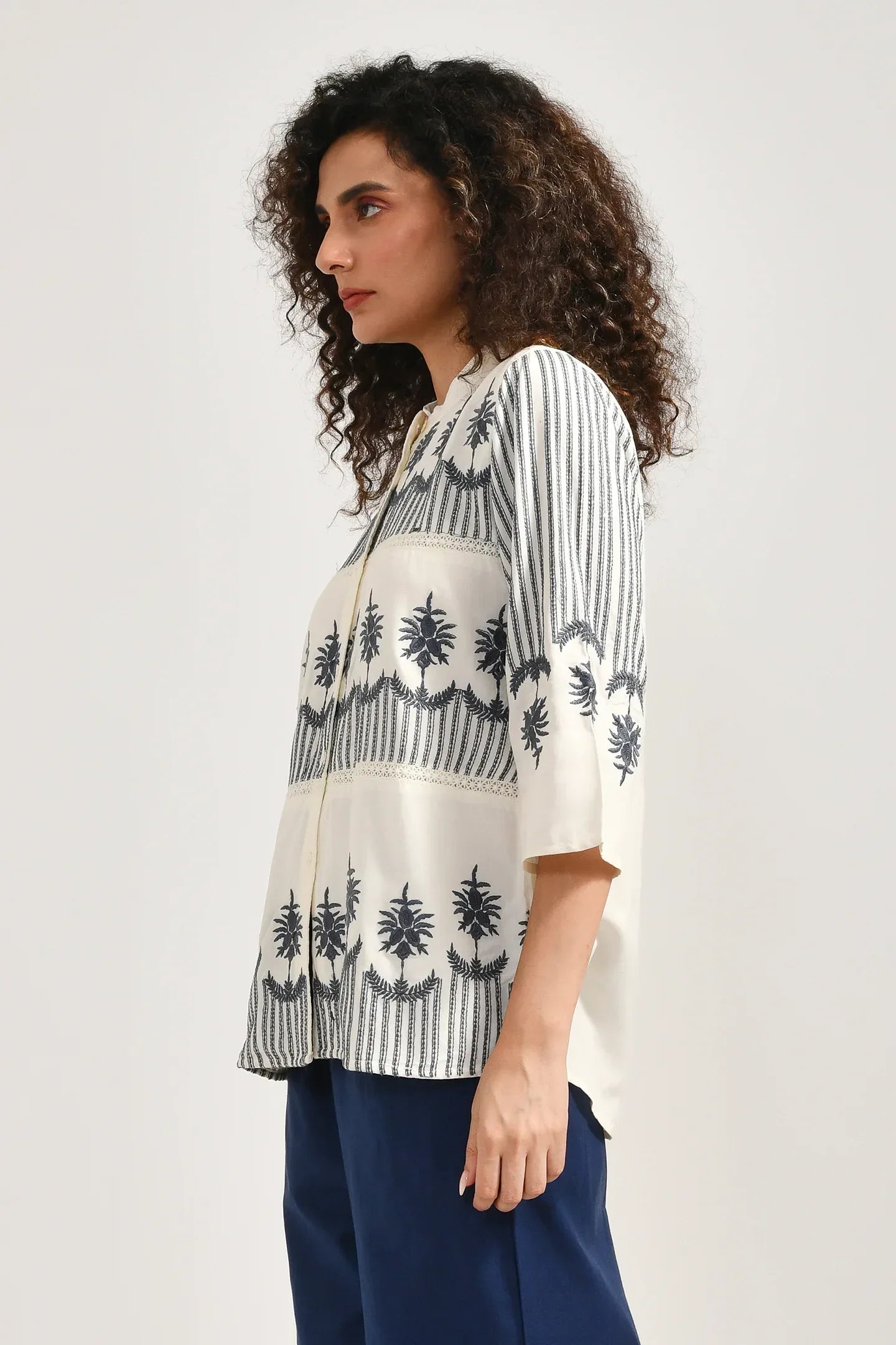 Tropical Breeze Cotton Shirt - Meerabella