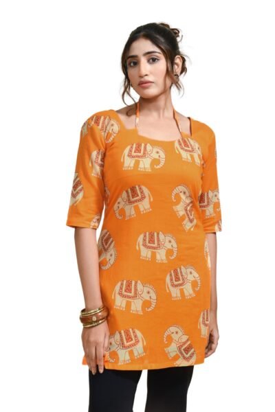 1 MEERABELLA Women Printed A-line Kurta