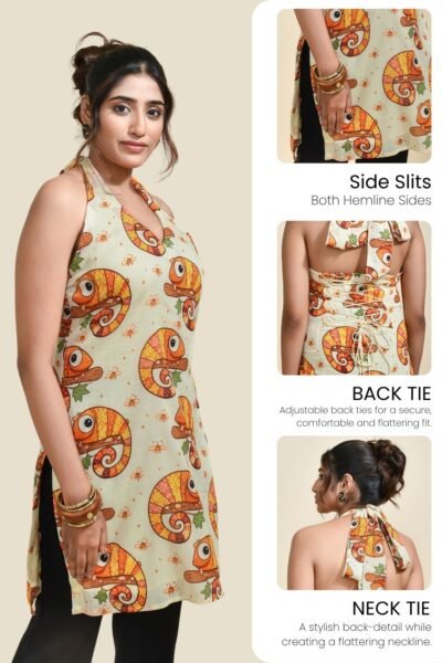 MEERABELLA Women Printed A-line Kurta