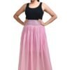 MEERABELLA Printed Women Regular Pink Skirt