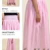 MEERABELLA Printed Women Regular Pink Skirt