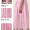MEERABELLA Printed Women Regular Pink Skirt