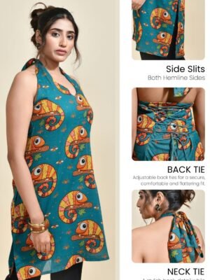 42 MEERABELLA Women Printed A-line Kurta