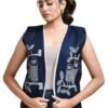 MEERABELLA Sleeveless Printed Women Jacket