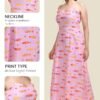MEERABELLA Women A-line Pink Maxi/Full Length Dress